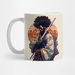 Afro-American Samurai Mug